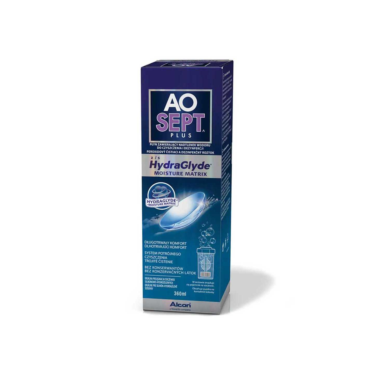 AOSEPT PLUS HYDRAGLYDE 360ml POJ: 360