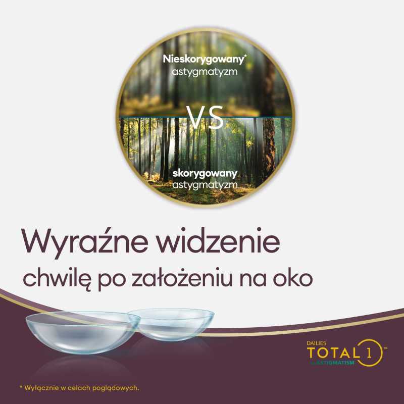 DAILIES TOTAL1 for Astigmatism 30szt