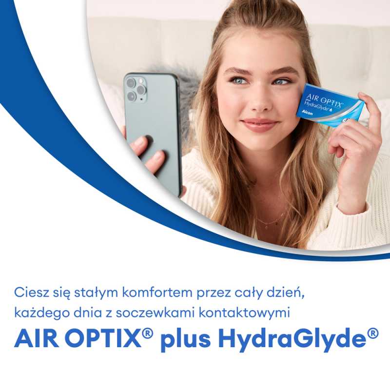 AIR OPTIX plus HydraGlyde 3szt b