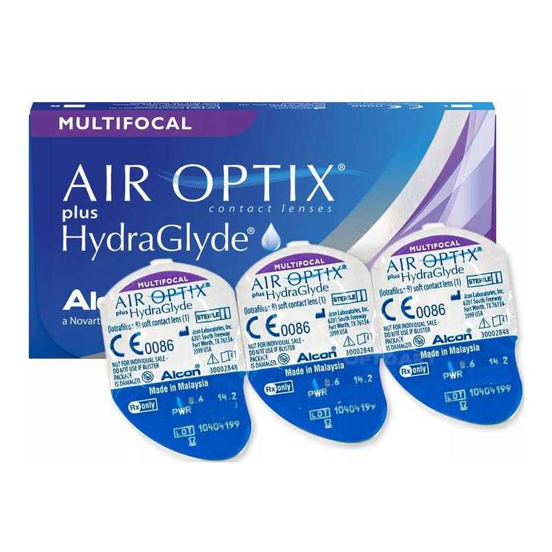 AIR OPTIX plus HydraGlyde MULTIFOCAL 6 szt